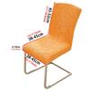 Fashion Anti-slip Jacquard Chair Cover Thickened Removable High Back Chair Cover Soft Decorative Dining Chair Cover Kitchen