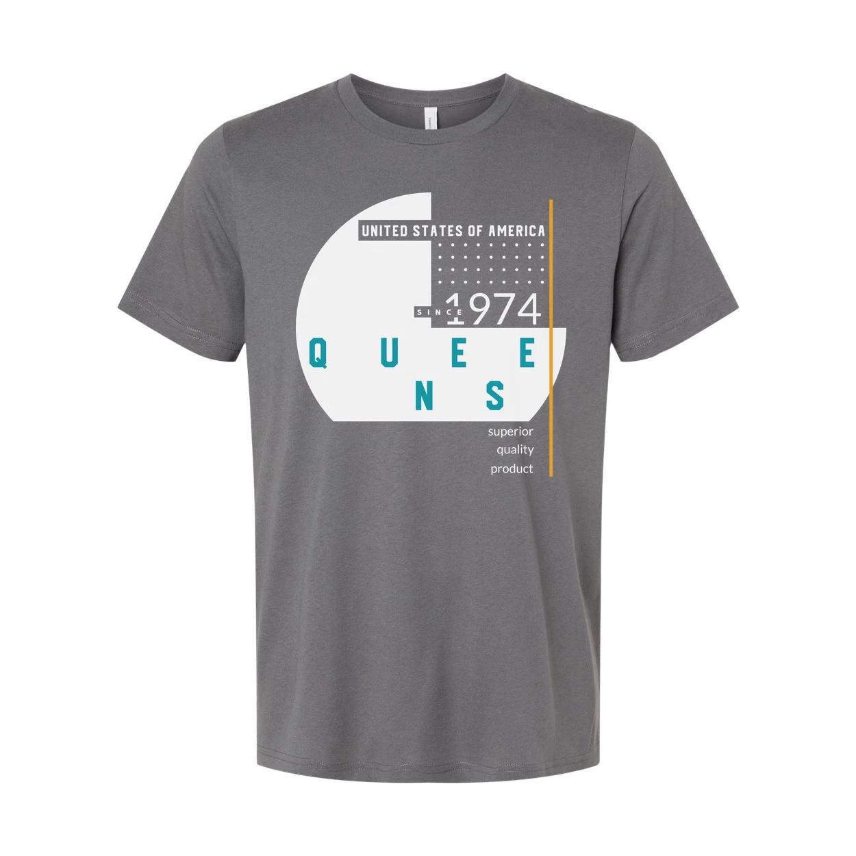 Queens Unisex Graphic Tee T Shirt With United States Design Since 1974 3XL