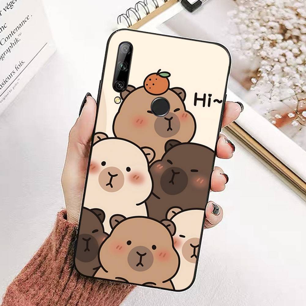 Custodia per Telefono Animale Carino Capibara Per Huawei Honor 10 Lite 9 20 7A 9X 30 50 60 70 Pro Plus Copertura Morbida in Silicone