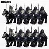 10 Sets Medieval Knights Dark Sauron Battle Figures Rohan Warrior With Horse Sword Building Blocks Kids Educational Toys Gifts