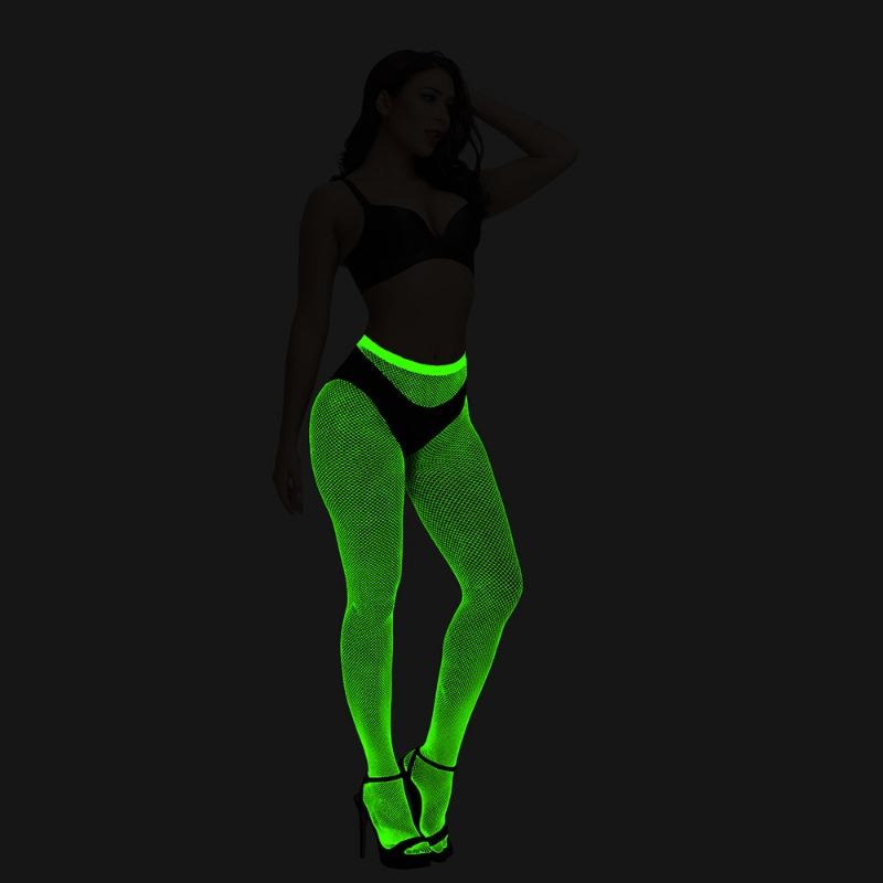Sex underwear luminous mesh fluorescent nightdress suspender slim sexy luminous suspender underwear hollow