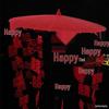 Retro Silk Tassel Xi Character Hanfu Red Flower Umbrella - Guochao Wedding Dress Photo Prop