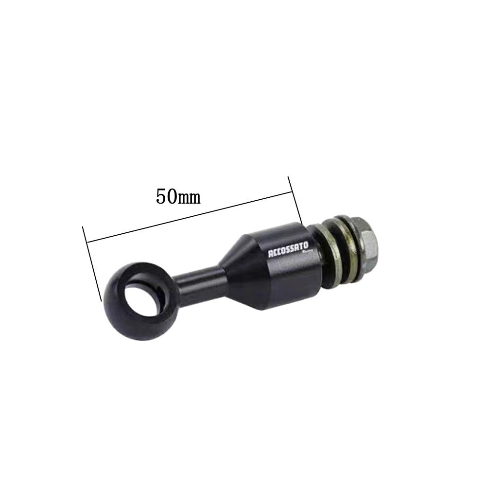 

Universal M10*1.25 Aluminium Alloy Stainless SteelMotorcycle Brake Fluid Hose Extension Bracket Accessory For Honda Yamaha Suzuk Aluminum 50mm Black