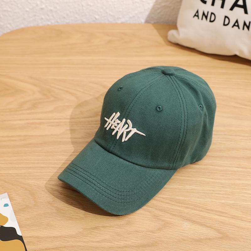 Big Head Embroidered Letter Hat Men and Women Summer Fashion Brand Korean Baseball Hat Spring and Summer Sun Protection Baseball Cap