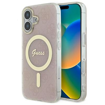Guess Guhmp16Mh4Stp Iphone 16 Plus 6.7  Rosa/Pink Hartschale Iml 4G Magsafe