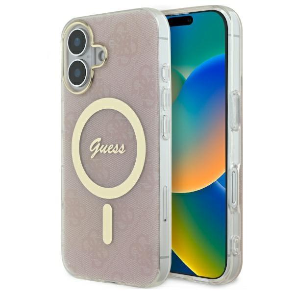 Guess Guhmp16Mh4Stp Iphone 16 Plus 6.7  Różowy/Pink Hardcase Iml 4G Magsafe