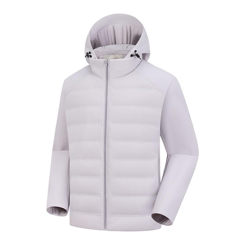 2026 Winter Down Hoodie Men Women Couple Windproof Waterproof Casual Outdoor