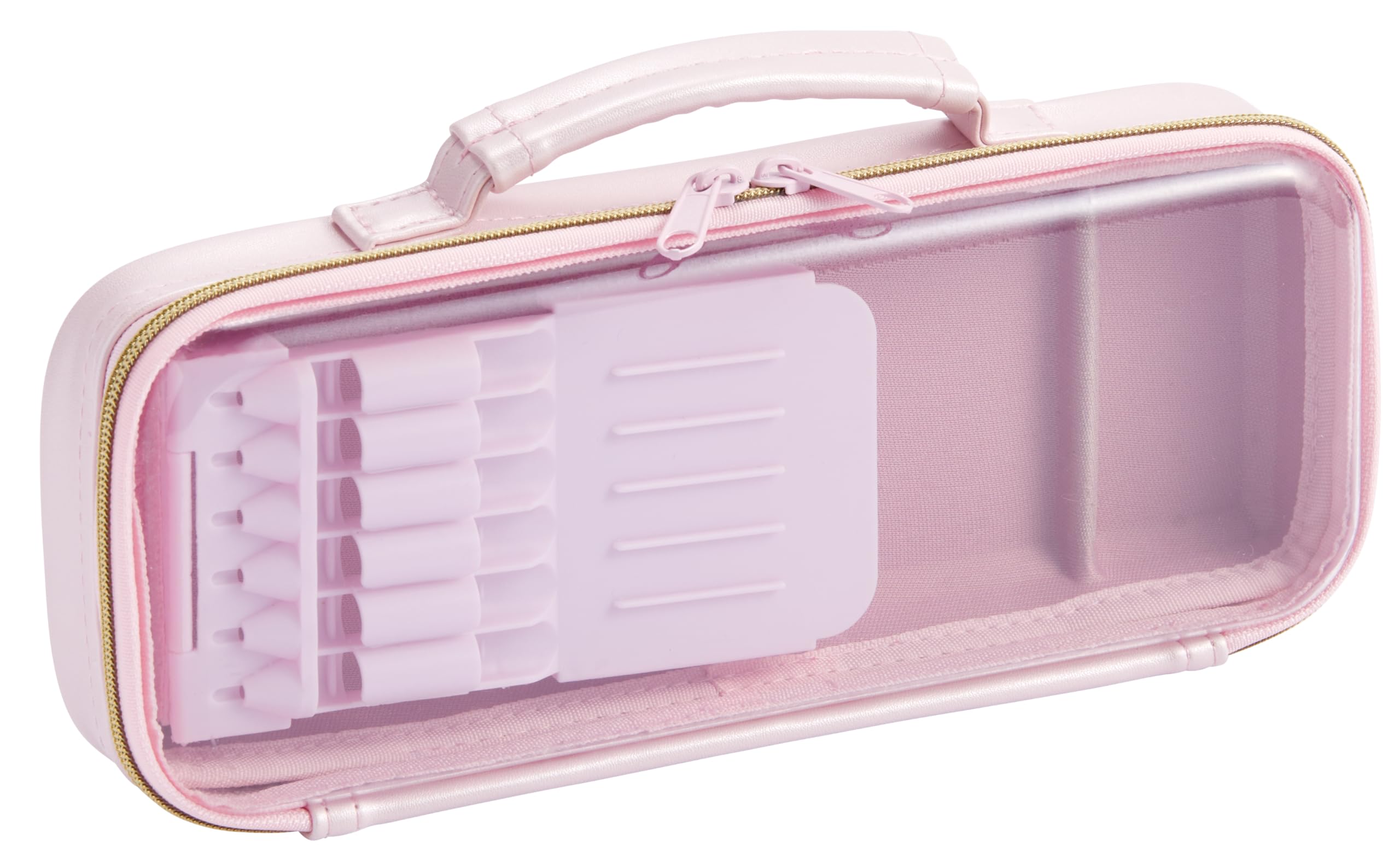 

Raymay Fujii Pencil Case, Topliner, Clear, Light Pink, FSB1187Q