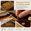 150PCS Gold Pickguard Screws Metal Pick Guard Mounting Screws  For Electric Guitar