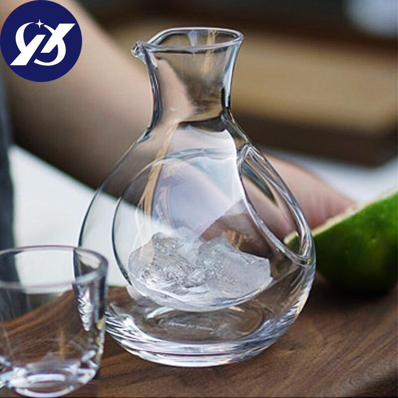 250 ml sklenená fľaša na víno otvor saké džbán na ľad Chladiace hniezdo škrečka Brandy W askey Dekantér na pivo Transparentná karafa na víno Superior barové nástroje