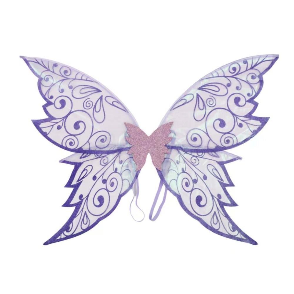 Organza Prinzessin Fee Flügel Leichtes Verkleidungsflügel Neu Funkelnde Engelsflügel Halloween