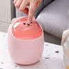 Mini Storage Bin With Lid Garbage Storage Bucket New Wastebasket Desktop  For Home