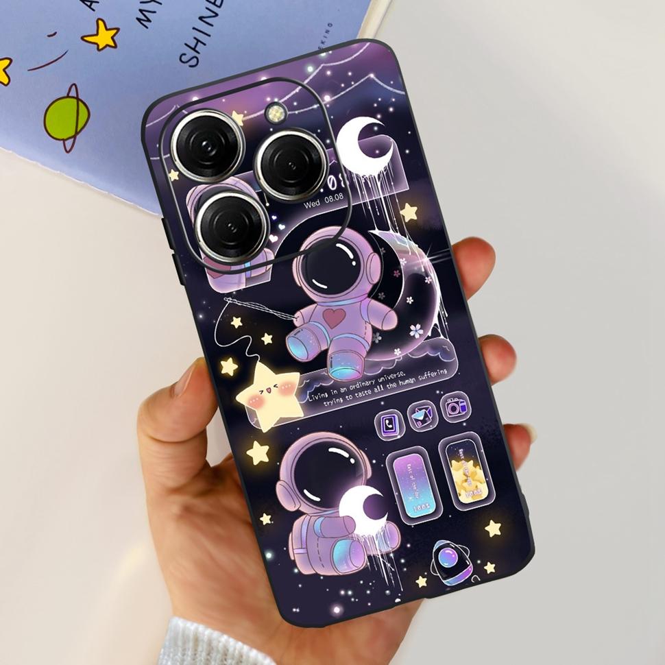 

For Tecno Spark 20 Pro Casing KJ6 Luxury Candy Painted Cover Soft Silicone Case For Tecno Spark 20 Spark20 Pro Housing Funda Spark 20 Pro