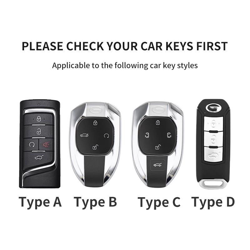 Genuine Leather Key Cover for GAC Trumpchi GS4, GS3, GS8, M8 - Hot Seller