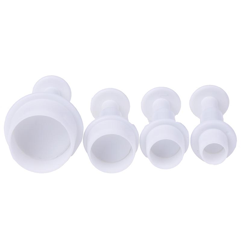 4 Stück runde Keksformen, Fondant, Kuchendekorationswerkzeuge, Küchenzubehör