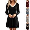 Women's Fashion Long Sleeve Dress Casual Everyday Wear Spring Fall Winter Outfit