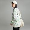 MLB Cashew Flower Sweatshirts Unisex Cream Crew Neck Moderate 3AMTI0224-50CRS
