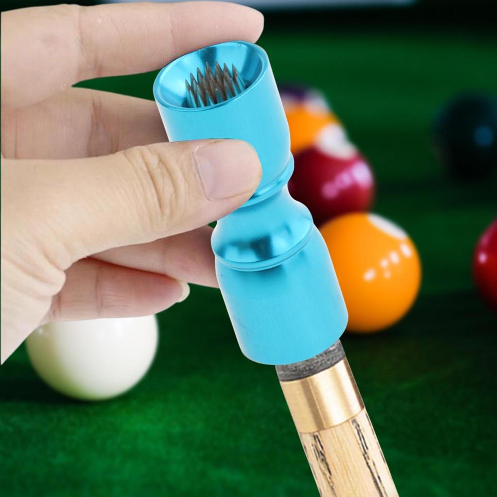 2 In 1 Cue Tip Tool Billiard Pool Multipurpose Repairing Portable Lightweight Practical