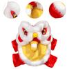 Chinese New Year Pet Costume Dog Cat Outfit Lion Dance Dog Costume Puppy Apparel for Gatherings Spring Festival Photo Prop