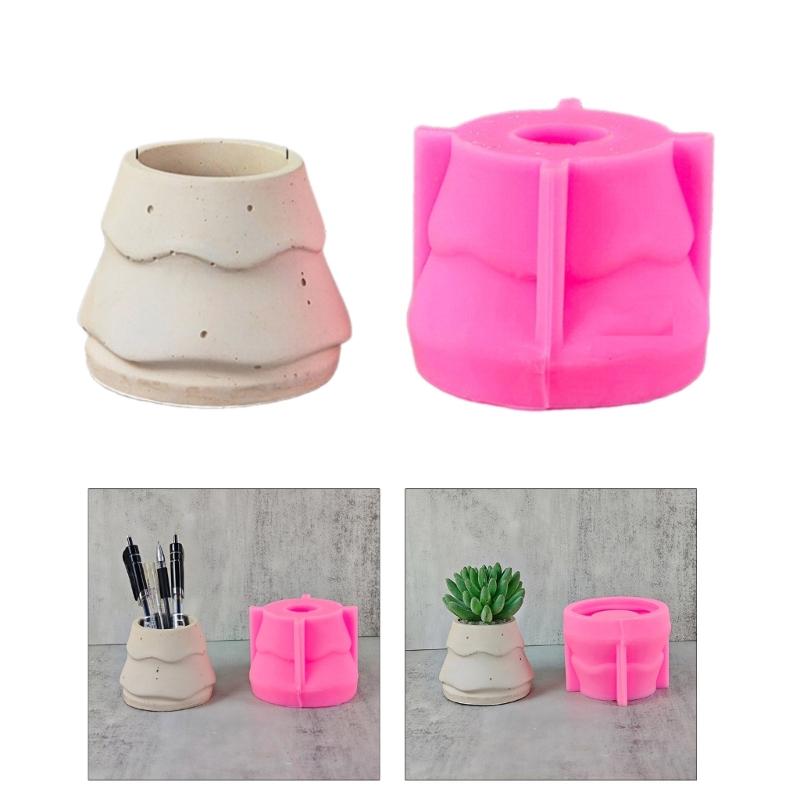 Resin Mold Casting Candlestick Delicate Silicone Mould for Planters Novelty Cup Silicone Mold Perfect for DIY Project