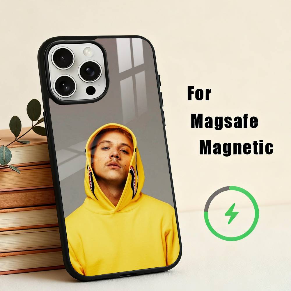 

R-Rapper M-Mathieu PLK F-French Phone Case For iPhone17,16,15,14,13,12,11 Plus,For Magnetic Wireless Charge Cover iPhone12PROMAX