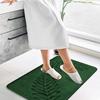 Non Slip Bath Mat Soft Black Memory Foam Bath Mat Water Absorbent Washable Rugs for for Bathroom Bedroom Bath Mat Dark Dlue