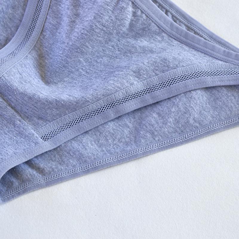 Half Hip Sexy Panties for Women Pure Cotton Breathable Simple Low Waist Briefs Girls Bikini Thin Strap Ladies Underwear