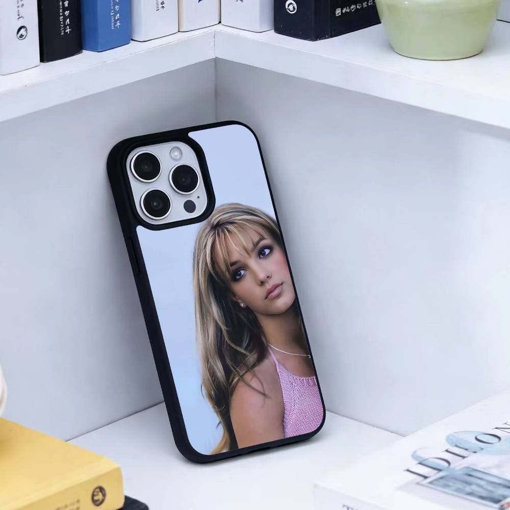 J-Singer B-Britney Spears Phone Case For iPhone 17,16,15,14,13,Pro,Max,Plus,Magnetic For Magsafe Wireless Charging