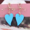 Orecchini Statement Vintage Retrò 2019 Bianchi Geometrici Lunghi Pendenti per Donne Matrimonio Festa Regalo di Natale Ingrosso