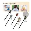 Wooden Kanzashi Hair Sticks Set of 5, Hair Ornaments for Yukata and Coming-of-Age Ceremony, with Dangling Beads, Single-Pronged, Traditional Japanese