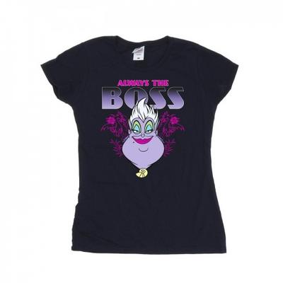 Womens/Ladies The Little Mermaid Ursula Mum Is The Boss Cotton T-Shirt