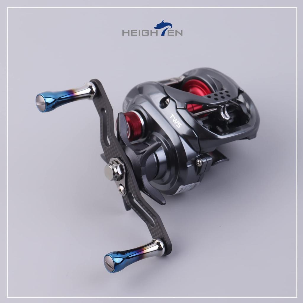HEIGHTEN 11mm Reel Handle Knob for Shimano and Daiwa Type A and Daiwa Type (Shimano S) (Gunmetal) (559)