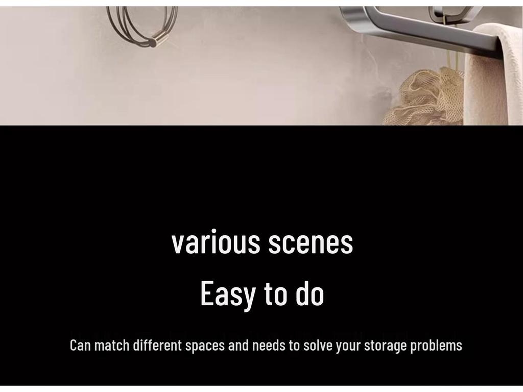 Hålfritt väggmonterat badrumshylla & kosmetikorganisatör