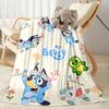 Halloween Costumes Bluey Blanket Durable Comfort Perfect for Chair Bedding Couch for All Seasons Digital Print Gift for Travel Home Birthdays