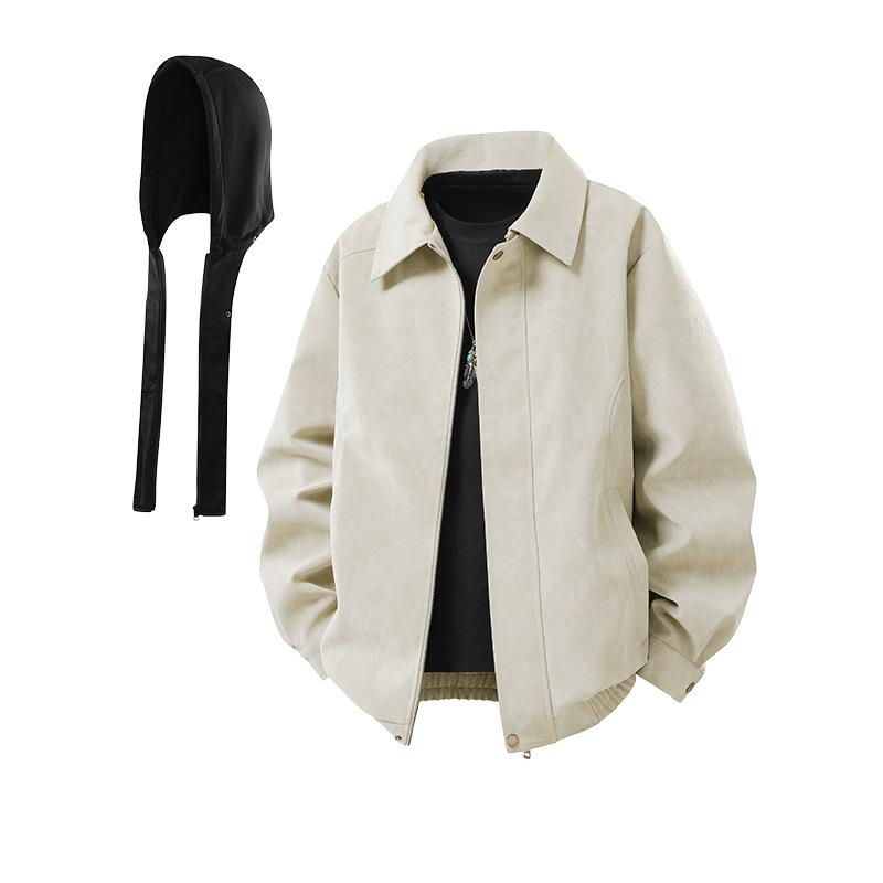 Men s Japanese Style Retro Jacket: Autumn/Winter Trend, Cool, Versatile, Loose-Fit, Casual Workwear. Medium хаки