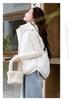Gilet Trapuntato con Cappuccio Dimagrante Taglie Forti da Donna - Stile Coreano Autunno/Inverno 2025 Cotone Piumino