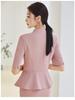 Elegant Women's Summer Skirt Suit for Beauty Salon Receptionists - Professional Goddess Style Workwear