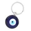 Keychain Turkish Blue Eye Ornaments Bag Decoration with Glass Bead Ornament Amulet for Good Luck Jewelry Purse Backpack Accesso