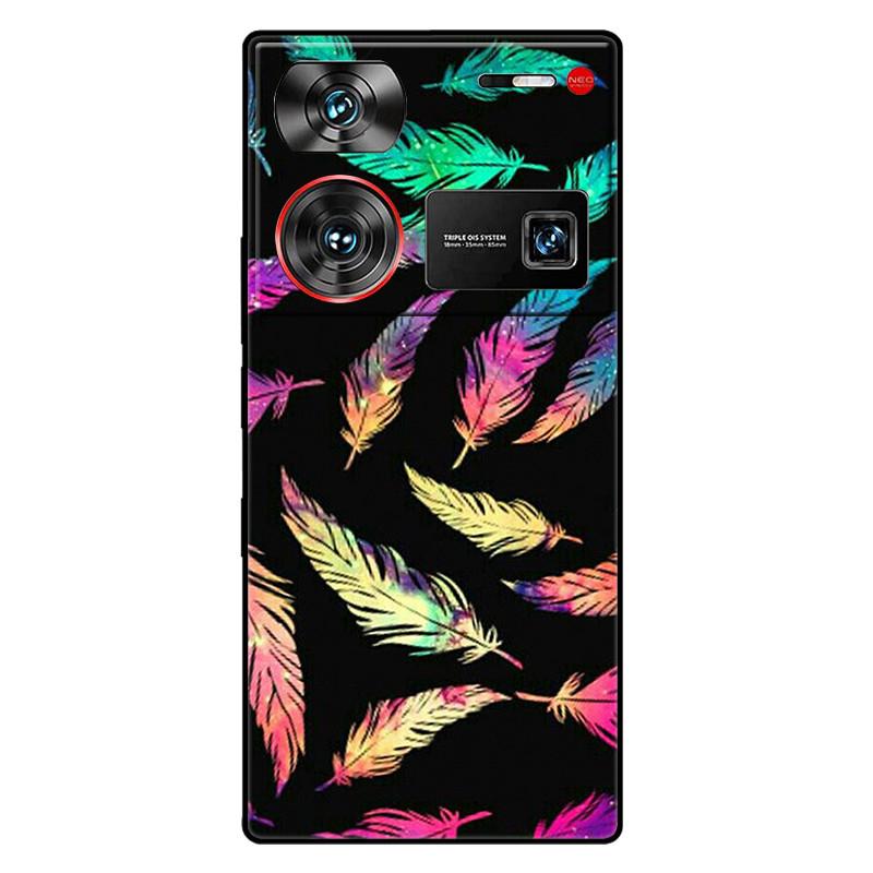 For ZTE Nubia Z60 Ultra 5G Case Silicon Fashion Space Wolf TPU Painted Coque Funda for Nubia Z60Ultra 5G NX721J Cover Protective
