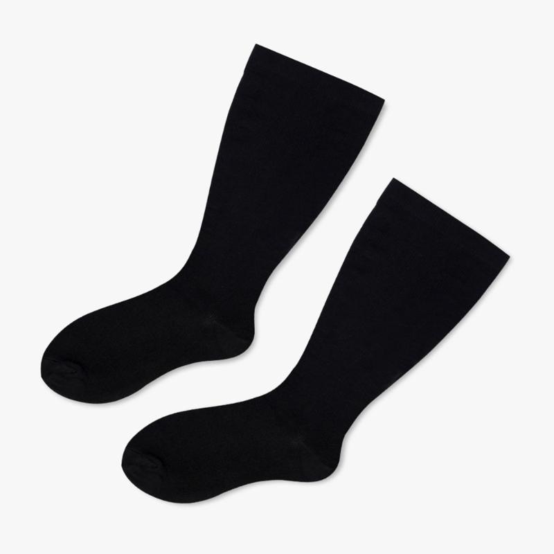 Large Size Compression Stockings for Men and Women Cycling Pregnancy Prevent Swelling Stretchy Calf Knee High Socks