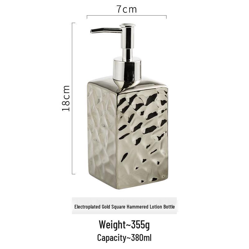 

OIMG American Style Hammered Ceramic Dispenser Bottle