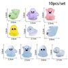 10Pcs Glowing Ghosts For Halloween Resin Decorations,Glow At Night Ghost Elf Ornament Micro Landscape Home Garden Decor