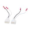 1Pair Car Tweeter Dash Front Speaker Wire Harness Adapter Cable Connector Wiring Cable For Camry Scion