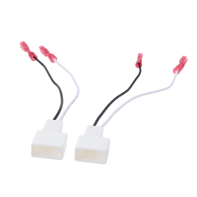 1Pair Car Tweeter Dash Front Speaker Wire Harness Adapter Cable Connector Wiring Cable For Camry Scion