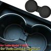 Car Cup Holder for Tesla Model Y Juniper Center Console Cup Mat TPE Water Bottle Holder Model 3 Highland interior Accessories