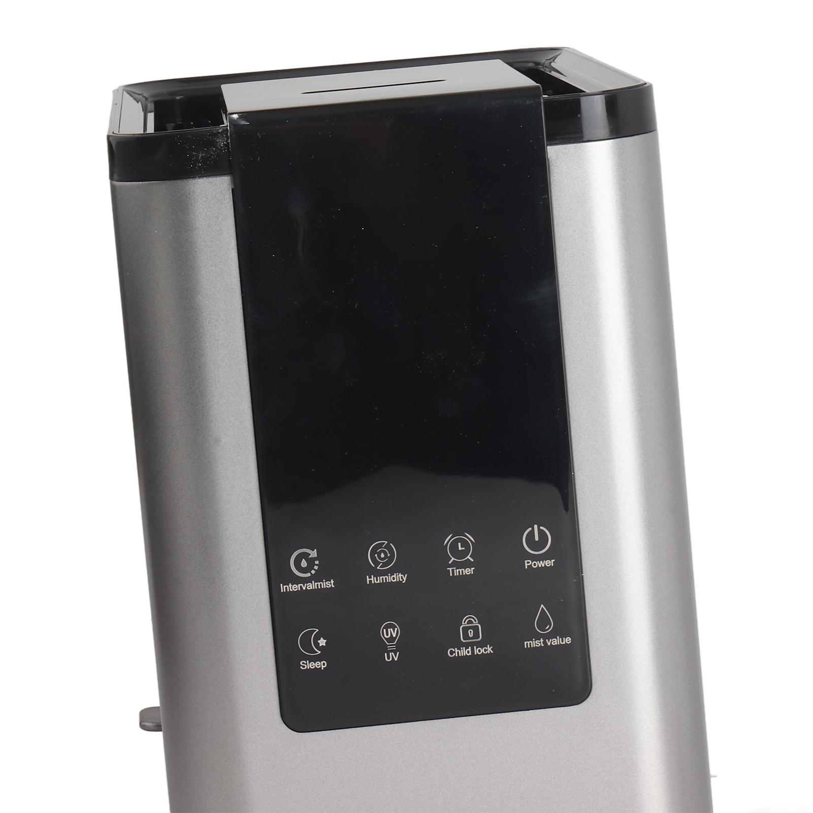 Remote Cool Mist Humidifier Safety Lock 13L 110-240V Top Fill Remote Button Control Humidifier with UV Function for Office AU