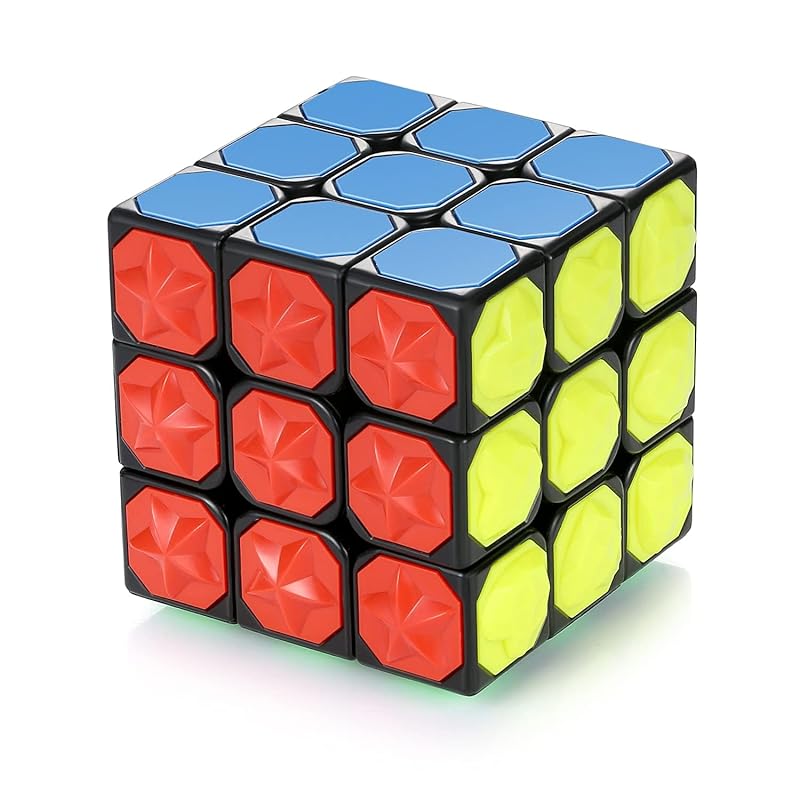 

magic cube 3x3x3 Stickerless Fashionable cube beginner magician MagicCube New sensory educational cube 3D puzzle rotation smooth child old man Killing