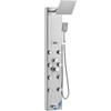 VEVOR Shower Panel System, 6 Shower Modes, Digital Display Shower Panel Tower, Rainfall, 8 Massage Jets, Tub Spout
