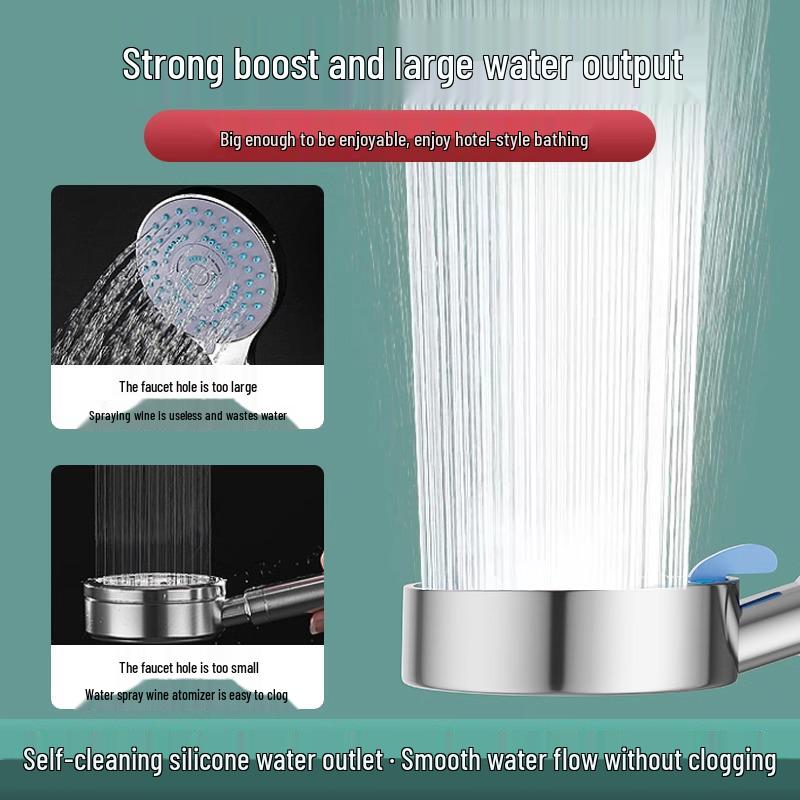 Shouli Pressurized Rain Shower Head for Bathroom Water Heating