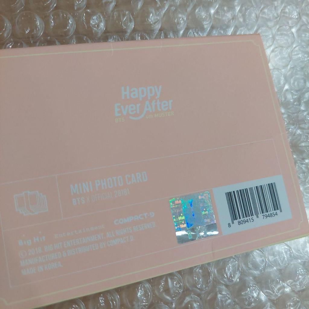 [USED] BTS Happy Ever Korean Mini Photo V Comp Official